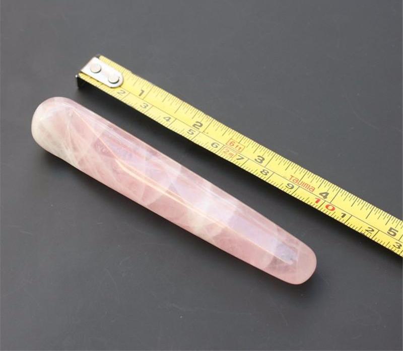 Natural Crystal Rose Face Massage Wand
