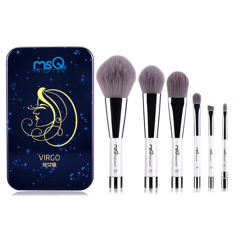 Charcoal Fiber Makeup Brushes Set