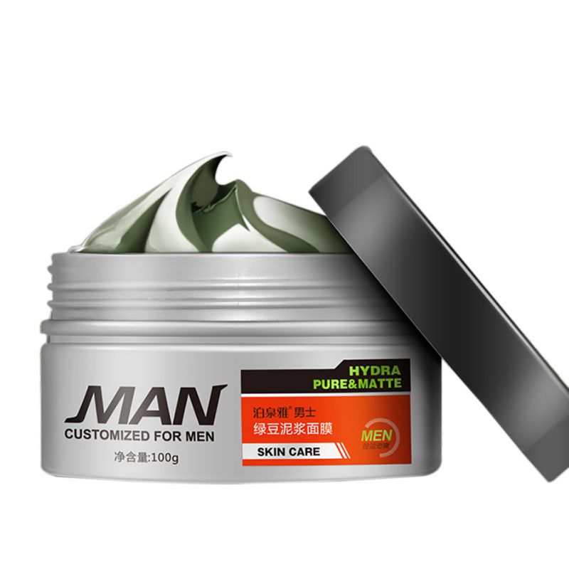 Men's Organic Mung Bean Mud Facial Mask