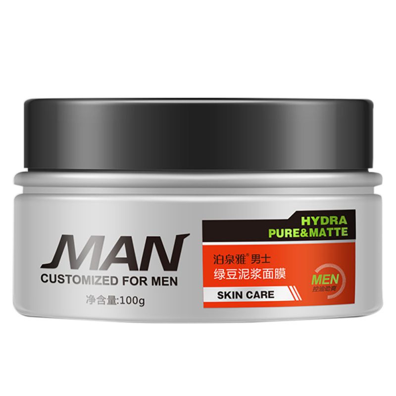 Men's Organic Mung Bean Mud Facial Mask