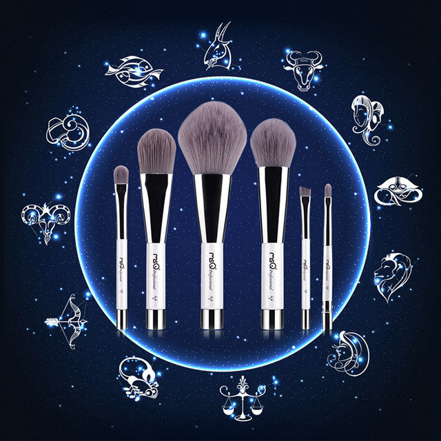 Charcoal Fiber Makeup Brushes Set