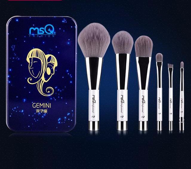 Charcoal Fiber Makeup Brushes Set