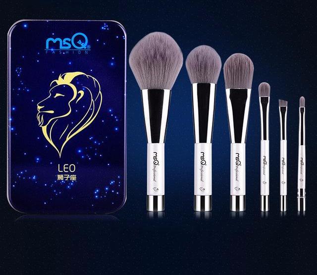 Charcoal Fiber Makeup Brushes Set