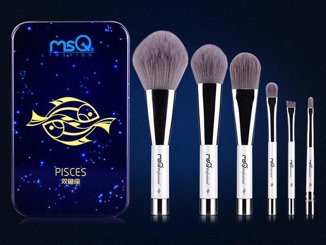 Charcoal Fiber Makeup Brushes Set