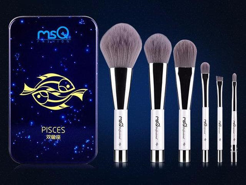 Charcoal Fiber Makeup Brushes Set