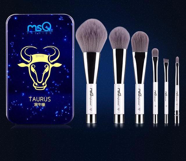 Charcoal Fiber Makeup Brushes Set