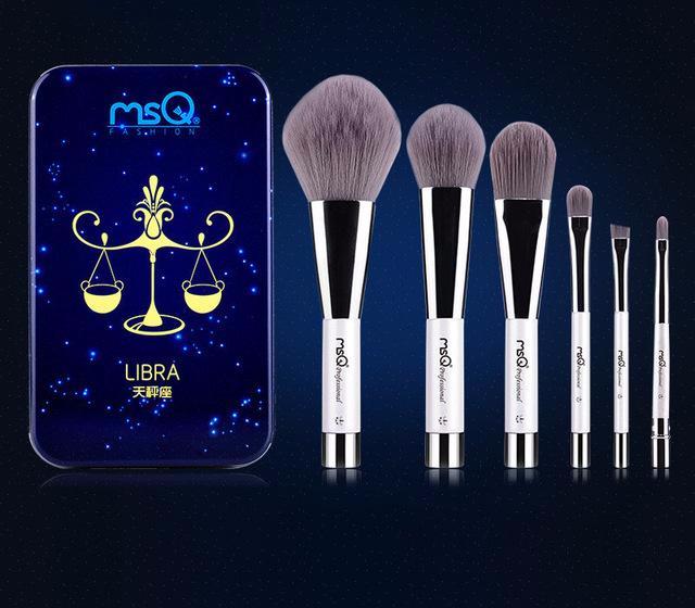 Charcoal Fiber Makeup Brushes Set